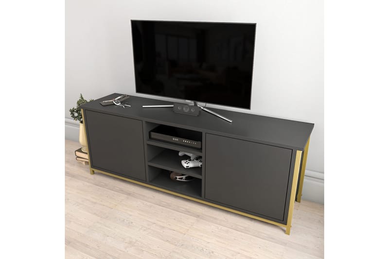 Andifli TV-Bord 140x50,8 cm - Guld - Møbler - TV borde & mediemøbler - TV-borde