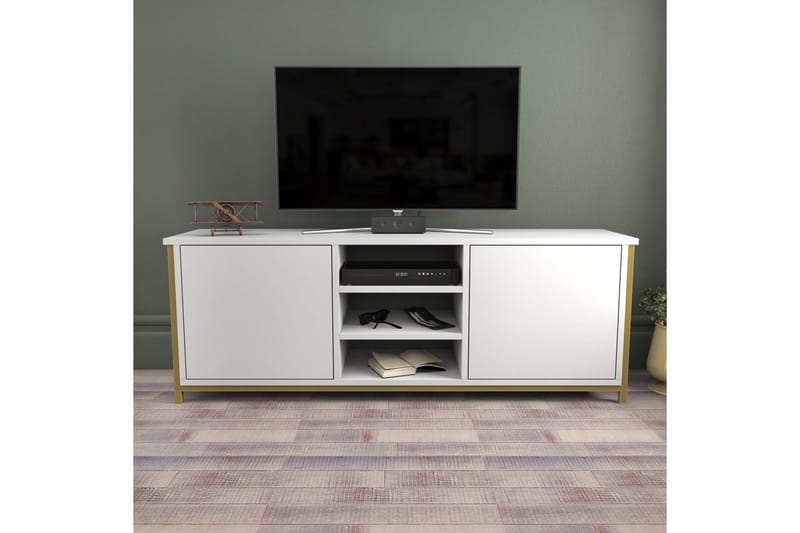 Andifli TV-Bord 140x50,8 cm - Guld - Møbler - TV borde & mediemøbler - TV-borde