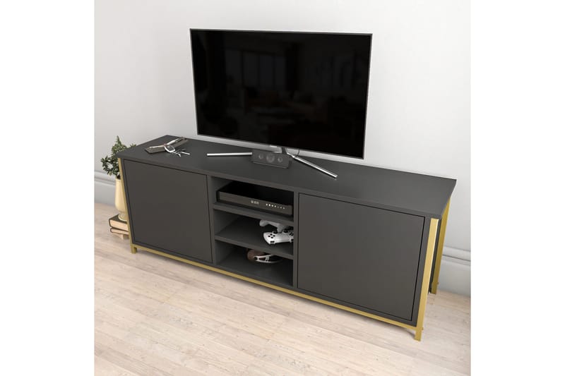 Andifli TV-Bord 140x50,8 cm - Guld - Møbler - TV borde & mediemøbler - TV-borde