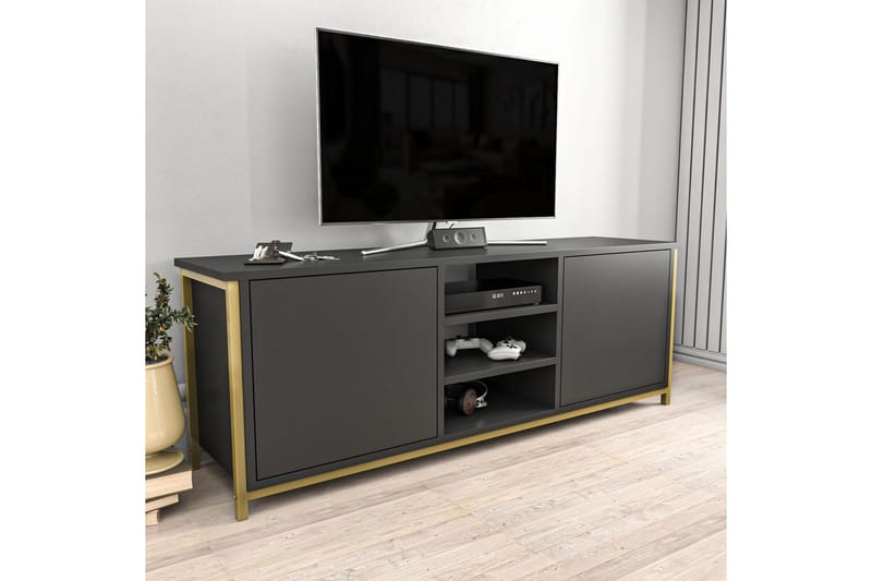 Andifli TV-Bord 140x50,8 cm - Guld - Møbler - TV borde & mediemøbler - TV-borde