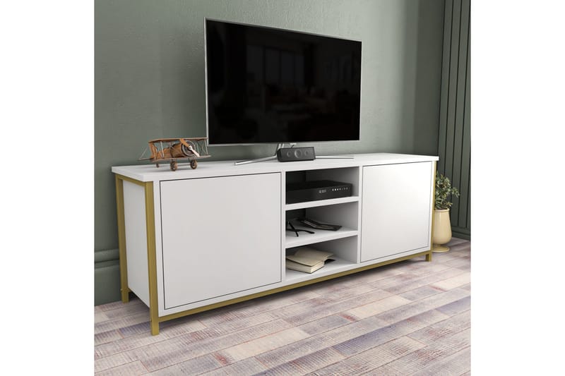 Andifli TV-Bord 140x50,8 cm - Guld - Møbler - TV borde & mediemøbler - TV-borde