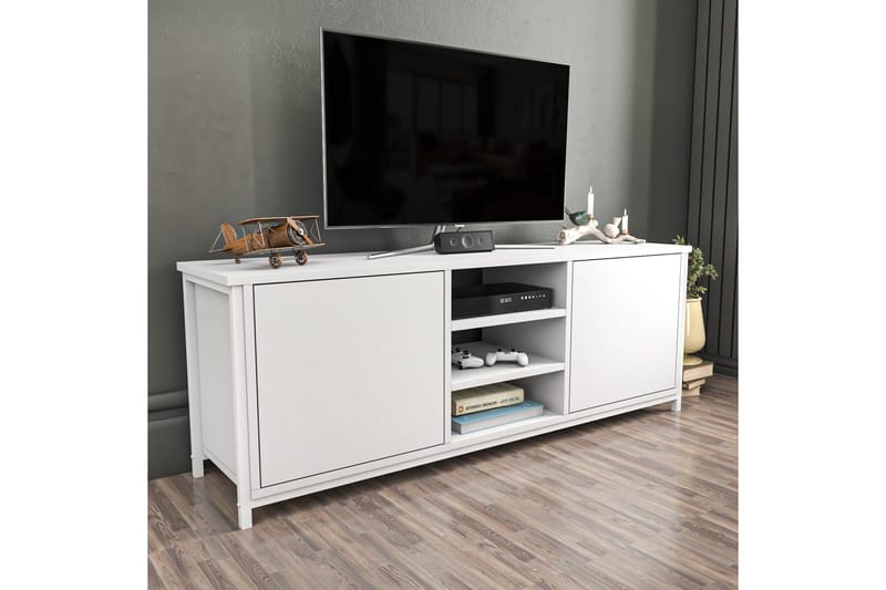 Andifli TV-Bord 140x50,8 cm - Hvid - Møbler - TV borde & mediemøbler - TV-borde