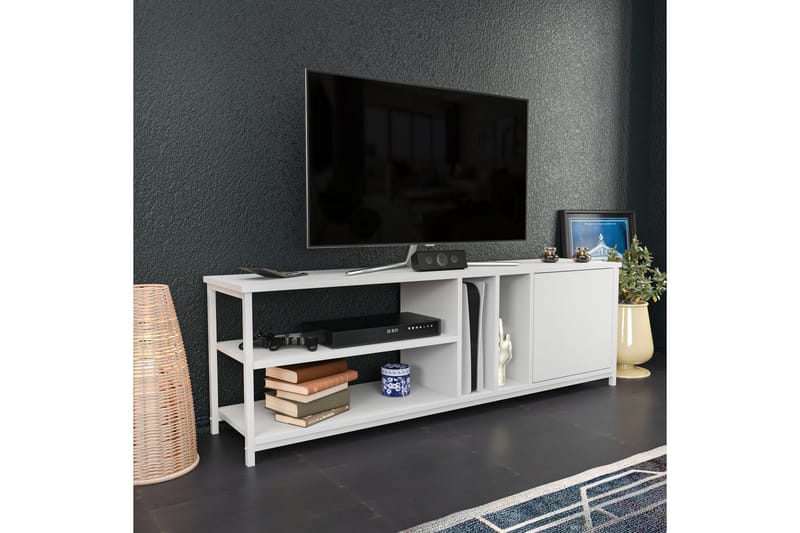 Andifli TV-Bord 140x50,8 cm - Hvid - TV-borde