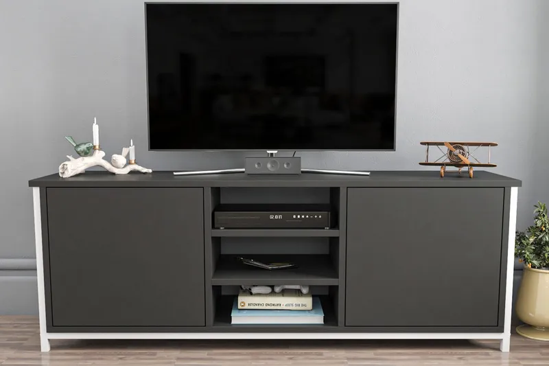 Andifli TV-Bord 140x50,8 cm - Hvid - Møbler - TV borde & mediemøbler - TV-borde