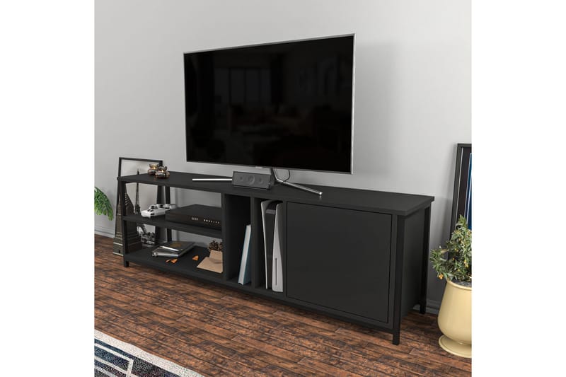 Andifli TV-Bord 140x50,8 cm - Sort - Møbler - TV borde & mediemøbler - TV-borde