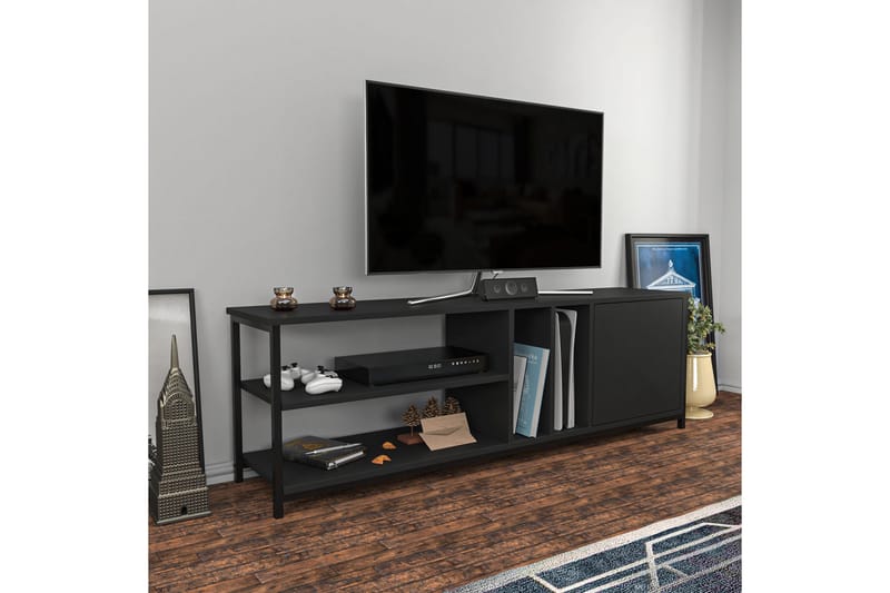 Andifli TV-Bord 140x50,8 cm - Sort - Møbler - TV borde & mediemøbler - TV-borde