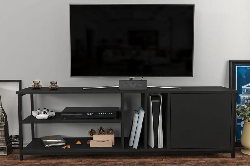 Andifli TV-Bord 140x50,8 cm - Sort - Møbler - TV borde & mediemøbler - TV-borde