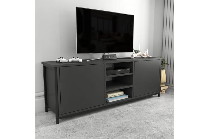 Andifli TV-Bord 140x50,8 cm - Sort - Møbler - TV borde & mediemøbler - TV-borde