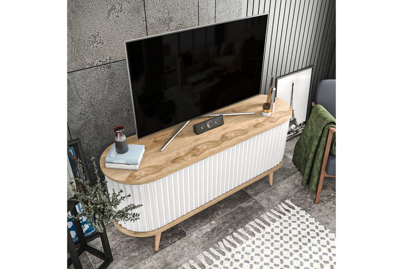 Andifli TV-Bord 140x64 cm - Brun - Møbler - TV borde & mediemøbler - TV-borde