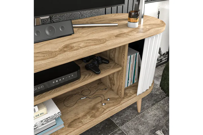 Andifli TV-Bord 140x64 cm - Brun - Møbler - TV borde & mediemøbler - TV-borde