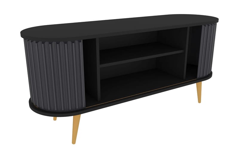 Andifli TV-Bord 140x64 cm - Sort - Møbler - TV borde & mediemøbler - TV-borde