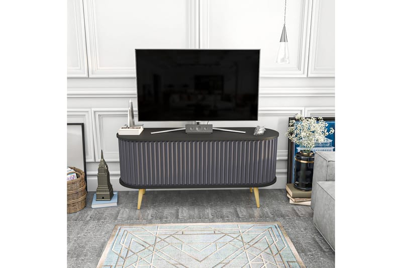 Andifli TV-Bord 140x64 cm - Sort - Møbler - TV borde & mediemøbler - TV-borde