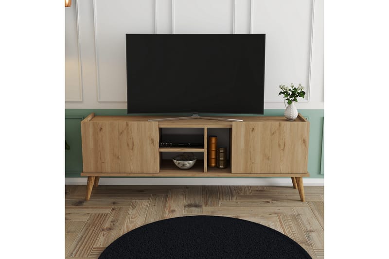 Andifli TV-Bord 150x52 cm - Brun - Møbler - TV borde & mediemøbler - TV-borde