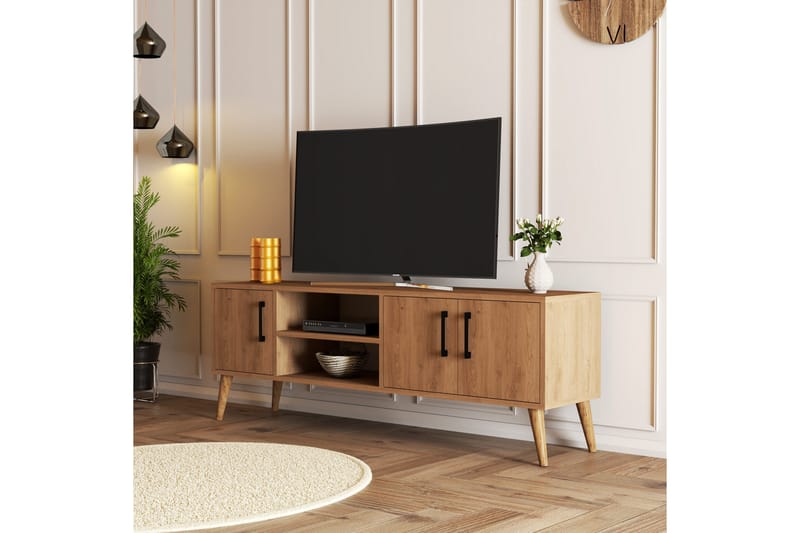 Andifli TV-Bord 150x52 cm - Brun - TV-borde