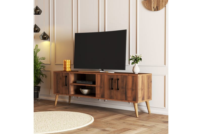 Andifli TV-Bord 150x52 cm - Brun - TV-borde