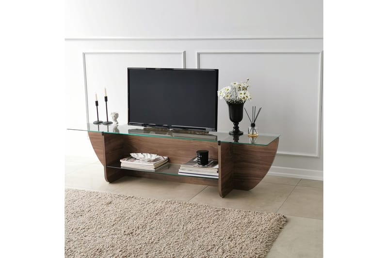 Andifli TV-Bord 158x40 cm - Brun - TV-borde