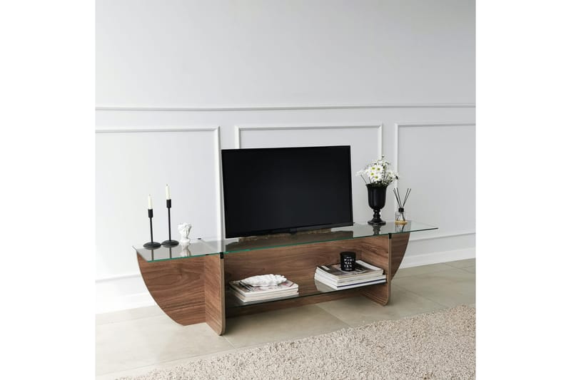 Andifli TV-Bord 158x40 cm - Brun - Møbler - TV borde & mediemøbler - TV-borde