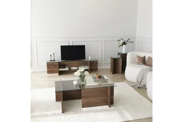 Andifli TV-Bord 158x40 cm - Brun - Møbler - TV borde & mediemøbler - TV-borde
