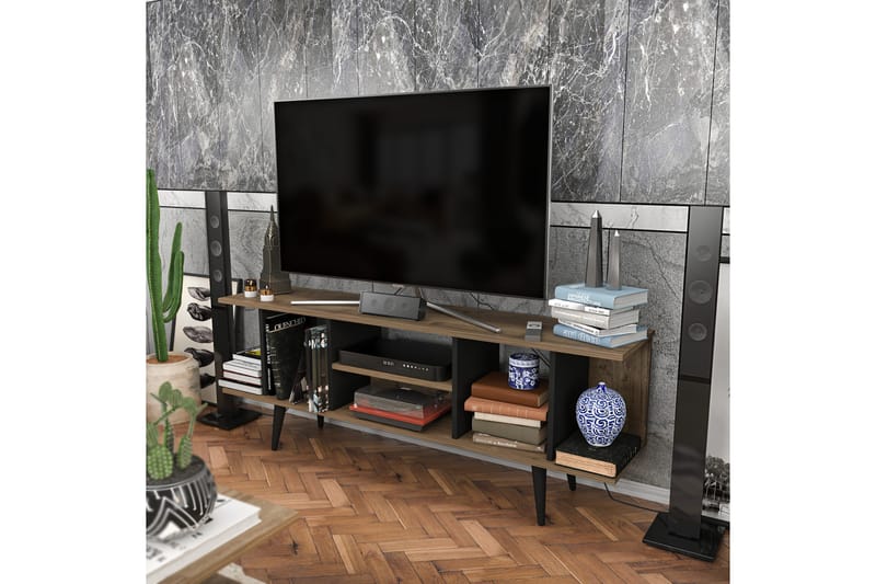 Andifli TV-Bord 160x38,6 cm - Brun - Møbler - TV borde & mediemøbler - TV-borde