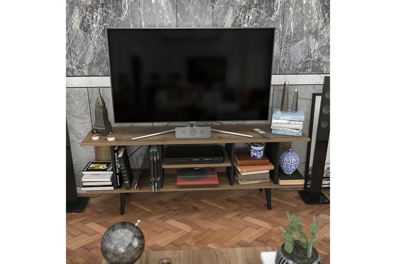 Andifli TV-Bord 160x38,6 cm - Brun - Møbler - TV borde & mediemøbler - TV-borde