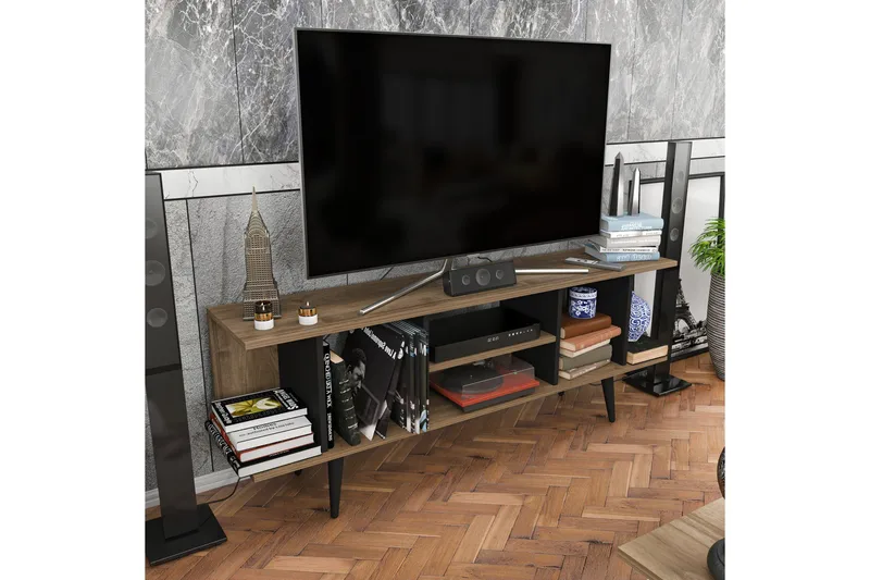 Andifli TV-Bord 160x38,6 cm - Brun - Møbler - TV borde & mediemøbler - TV-borde