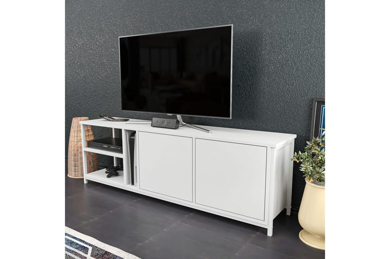 Andifli TV-Bord 160x50,8 cm - Hvid - TV-borde