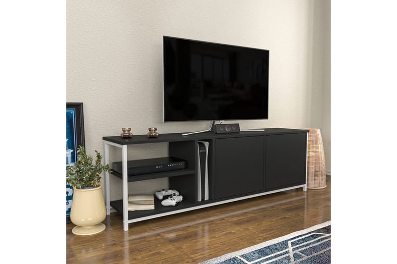 Andifli TV-Bord 160x50,8 cm - Hvid - TV-borde