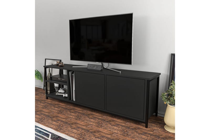 Andifli TV-Bord 160x50,8 cm - Sort - Møbler - TV borde & mediemøbler - TV-borde
