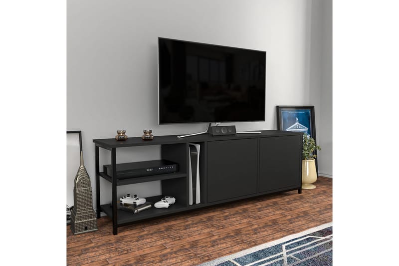 Andifli TV-Bord 160x50,8 cm - Sort - Møbler - TV borde & mediemøbler - TV-borde
