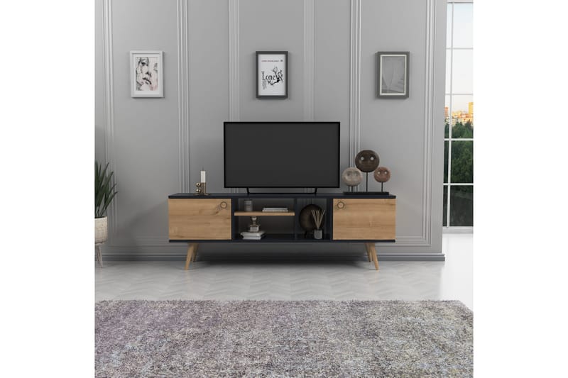 Andifli TV-Bord 160x50 cm - Antracit - TV-borde