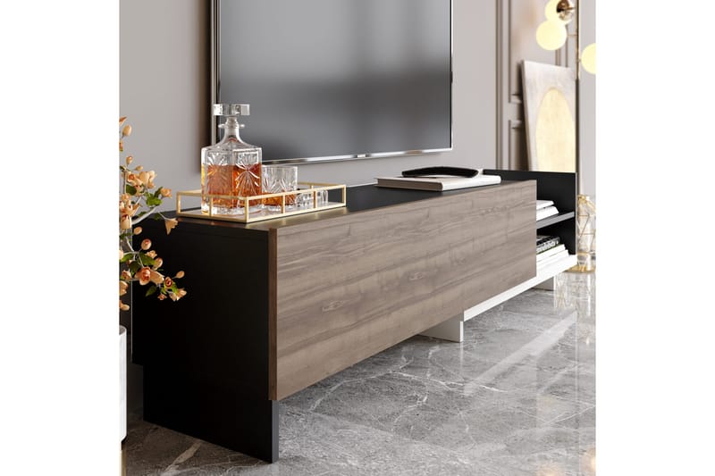 Andifli TV-Bord 165x41 cm - Hvid - Møbler - TV borde & mediemøbler - TV-borde