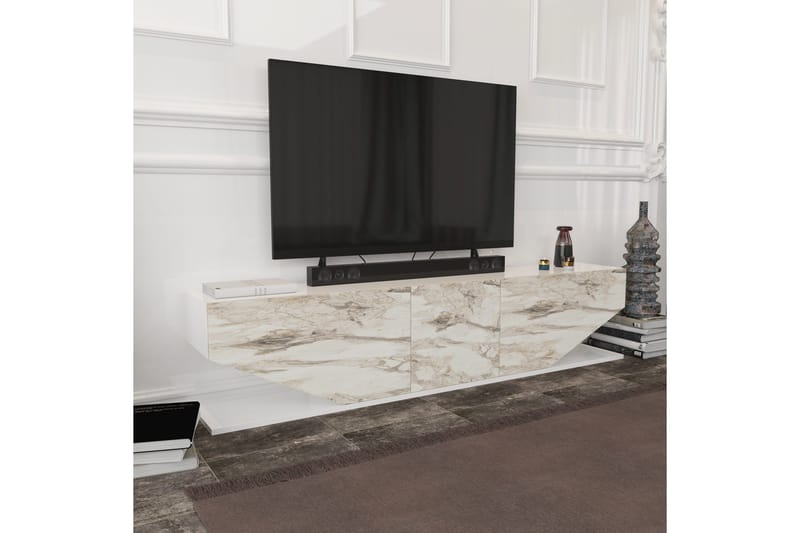 Andifli TV-Bord 180x45 cm - Hvid - Møbler - TV borde & mediemøbler - TV-borde