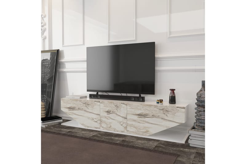 Andifli TV-Bord 180x45 cm - Hvid - Møbler - TV borde & mediemøbler - TV-borde
