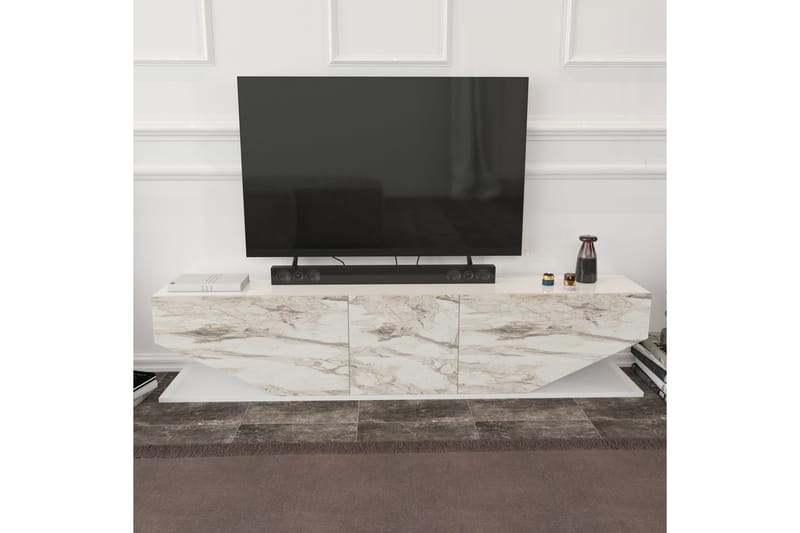 Andifli TV-Bord 180x45 cm - Hvid - Møbler - TV borde & mediemøbler - TV-borde