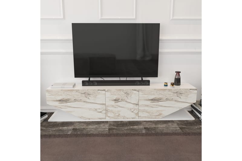 Andifli TV-Bord 180x45 cm - Hvid - TV-borde