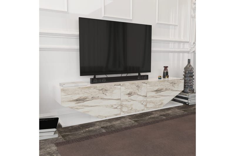 Andifli TV-Bord 180x45 cm - Hvid - TV-borde