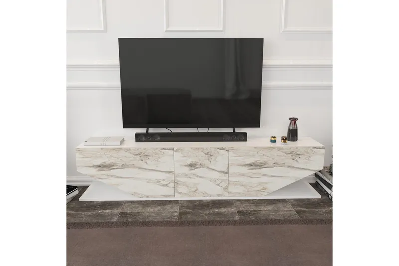 Andifli TV-Bord 180x45 cm - Hvid - Møbler - TV borde & mediemøbler - TV-borde