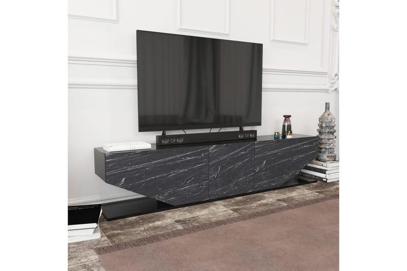 Andifli TV-Bord 180x45 cm - Sort - Møbler - TV borde & mediemøbler - TV-borde