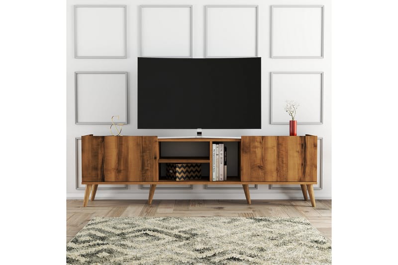Andifli TV-Bord 180x52 cm - Brun - Møbler - TV borde & mediemøbler - TV-borde