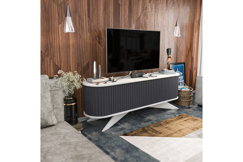 Andifli TV-Bord 180x60 cm - Antracit - Møbler - TV borde & mediemøbler - TV-borde