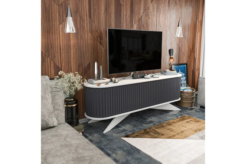Andifli TV-Bord 180x60 cm - Antracit - Møbler - TV borde & mediemøbler - TV-borde