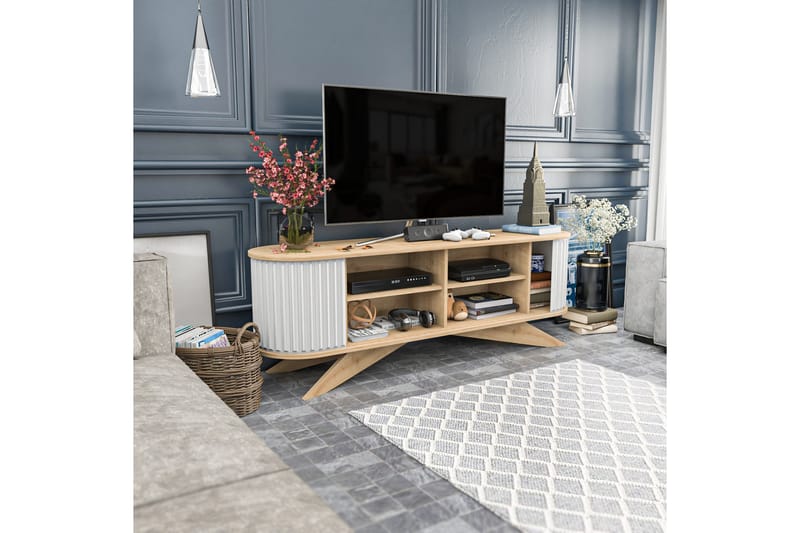 Andifli TV-Bord 180x60 cm - Blå - Møbler - TV borde & mediemøbler - TV-borde