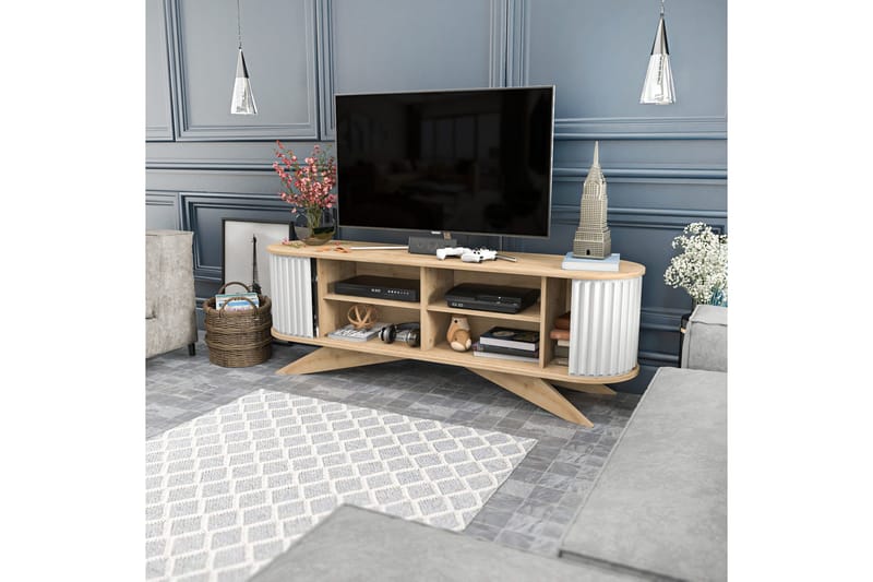 Andifli TV-Bord 180x60 cm - Blå - Møbler - TV borde & mediemøbler - TV-borde