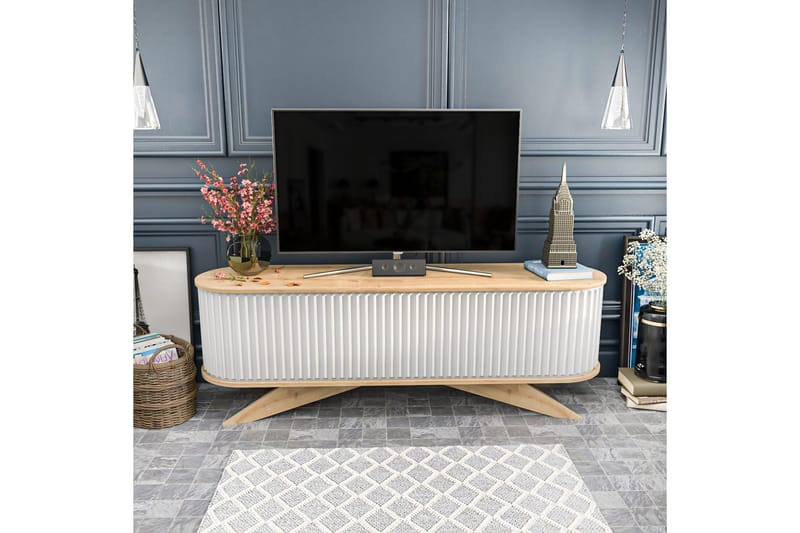 Andifli TV-Bord 180x60 cm - Blå - Møbler - TV borde & mediemøbler - TV-borde