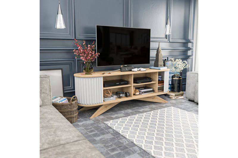 Andifli TV-Bord 180x60 cm - Blå - Møbler - TV borde & mediemøbler - TV-borde