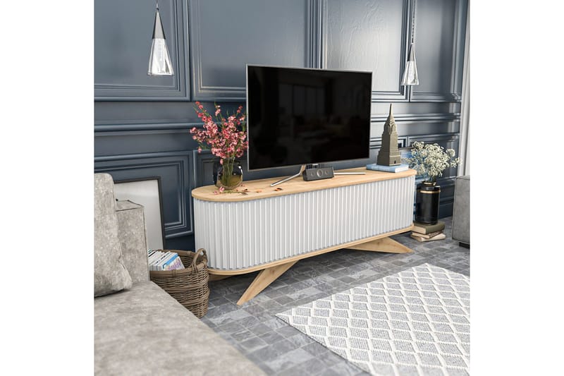 Andifli TV-Bord 180x60 cm - Blå - Møbler - TV borde & mediemøbler - TV-borde