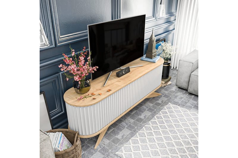 Andifli TV-Bord 180x60 cm - Blå - Møbler - TV borde & mediemøbler - TV-borde