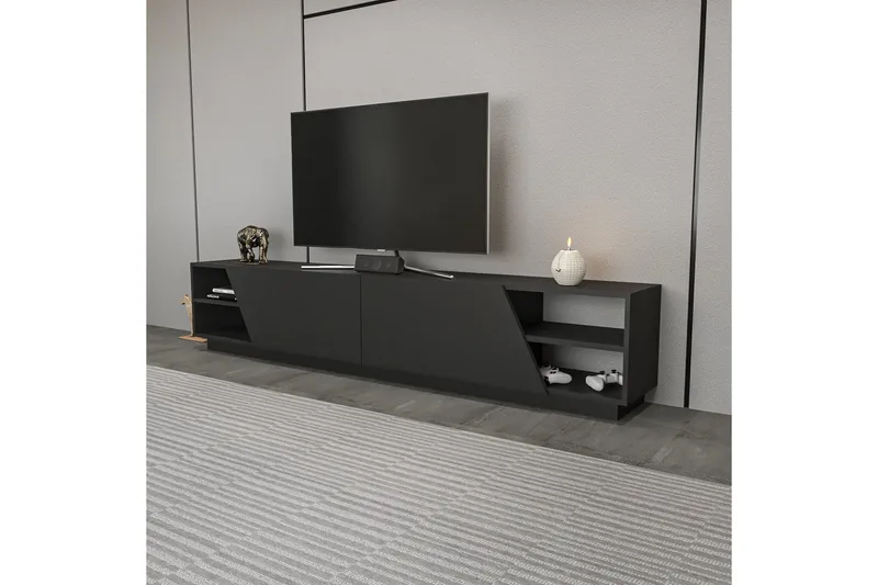 Andifli TV-Bord 240x47,4 cm - Antracit - Møbler - TV borde & mediemøbler - TV-borde