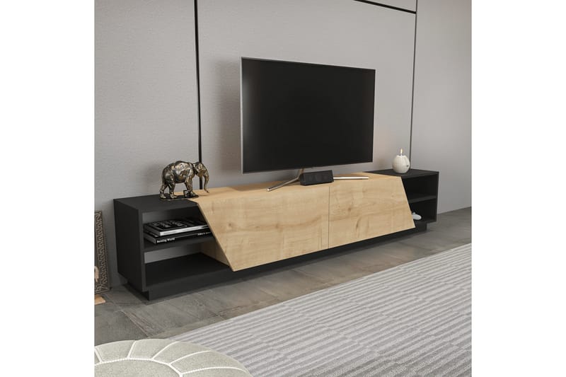 Andifli TV-Bord 240x47,4 cm - Antracit - TV-borde