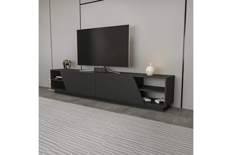 Andifli TV-Bord 240x47,4 cm - Antracit - Møbler - TV borde & mediemøbler - TV-borde